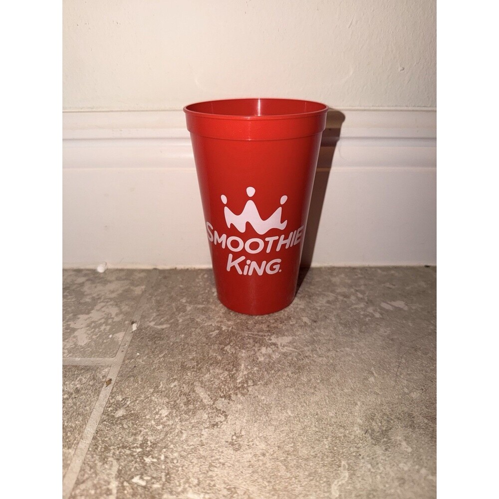 Smoothie King Red Reusable Cup Opening Day Celebration Rare Given Out